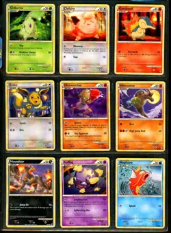 2011 Pokemon CALL OF LEGENDS Set NEAR COMPLETE Uncommon Common NON HOLO Cards EX - Image 3