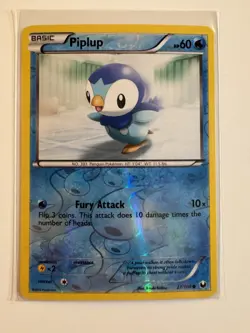 Piplup 27/108 Dark Explorers Reverse Holo Pokemon Card NM - Image 1