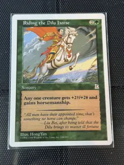MTG - Riding the Dilu Horse - Portal Three Kingdoms - Image 1