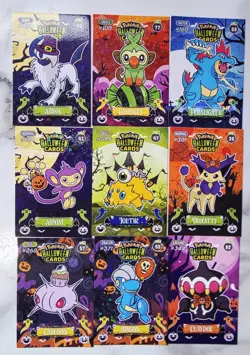 Pokemon Collectoons halloween card lot Absol Grookey Feraligatr - Image 1
