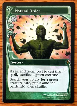 MTG Natural Order NM - Future Sight Frame - Mystery Booster 2, English - Image 1