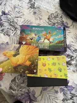MTG Final Fantasy – Chocobo Bundle EMPTY BOX + Click Wheel Dice + Counters - Image 1