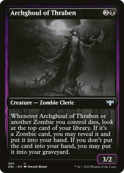 Archghoul of Thraben #360 (LP) Innistrad Double DBL Magic MTG - Image 1
