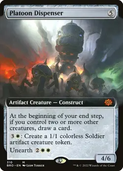 Platoon Dispenser NonFoil The Brothers' War 310 NM MTG - Image 1