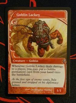 MTG Goblin Lackey (Future Sight) x1 Near Mint from Mystery Booster 2 - Image 1