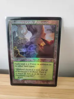 MTG ~ Yavimaya, Cradle of Growth (Foil Retro Frame) ~ nMint ~ Ships NOW!! - Image 1
