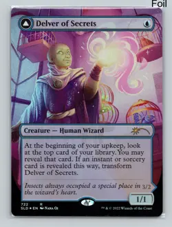 MTG Delver of Secrets Foil R Secret Lair Drop Series 722 NM - Image 1