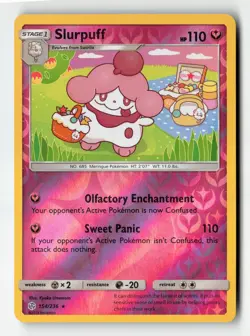 Slurpuff 154/236 Rare Revese Holo Cosmic Eclipse Pokemon - Image 1