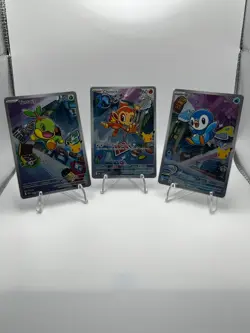 Pokemon TCG First Partner Illustration Collection Series 1 Gen 4 Sinnoh Starters - Image 1