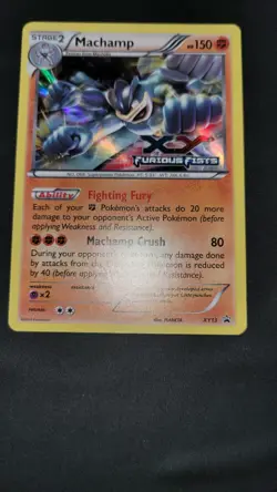 Carte Pokemon Machamp XY 13 (Mackogneur Staff) STAFF-Prerelease Furious Fists - Image 1