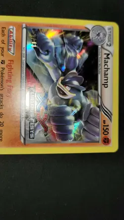 Carte Pokemon Machamp XY 13 (Mackogneur Staff) STAFF-Prerelease Furious Fists - Image 2