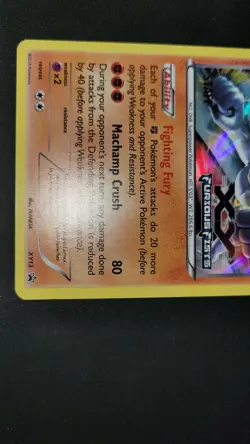 Carte Pokemon Machamp XY 13 (Mackogneur Staff) STAFF-Prerelease Furious Fists - Image 3