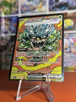 Pokemon Prismatic Evolutions Teal Mask Ogerpon EX 145/131 Sir NM - Image 1