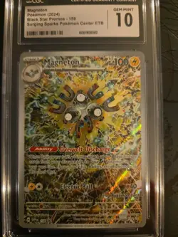 Magneton SVP 159 Pokemon Center Stamp Promo Cgc 10 Mint 2024 Pokemon - Image 1