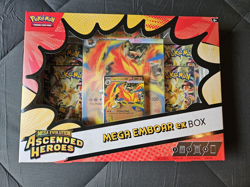 Pokemon TCG: Mega Evolution—Ascended Heroes Mega Emboar Ex Box - In Hand - Image 1