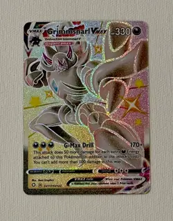 2021 Pokemon TCG Sword & Shield Shining Fates Shiny Vault #SV117 Grimmsnarl VMAX - Image 1