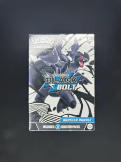 Pokemon TCG Scarlet Violet Black Bolt Booster Bundle 6 Packs - Image 1