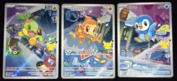 Pokemon TCG: First Partner Illustration Set: Turtwig/Chimchar/Piplup Full Art - Image 1