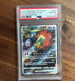 2022 Pokemon Japanese VSTAR Universe Charizard VSTAR SAR #212 PSA 10 - Image 1
