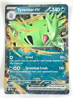 Tyranitar ex 064/131 Double Rare Prismatic Evolutions Pokemon TCG - Near Mint NM - Image 1