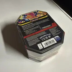 Pokemon TCG Mega Charizard ex Tin Box - Charizard X (w/4 Booster Packs) - Image 2