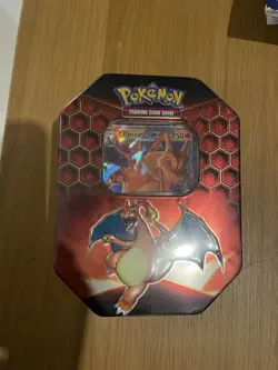 Pokemon TCG - Hidden Fates 2019 GX Tin (Charizard) - Factory Sealed - Image 1