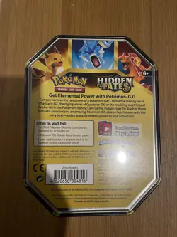 Pokemon TCG - Hidden Fates 2019 GX Tin (Charizard) - Factory Sealed - Image 3