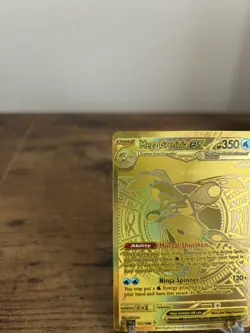 Gold Mega Greninja EX Hyper Rare 122/086 Pokemon English - Image 2