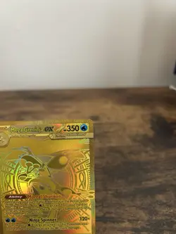 Gold Mega Greninja EX Hyper Rare 122/086 Pokemon English - Image 3