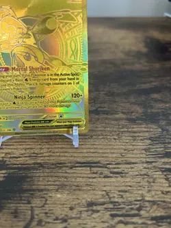 Gold Mega Greninja EX Hyper Rare 122/086 Pokemon English - Image 4