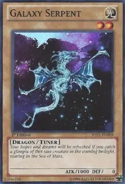 Yugioh! MP Galaxy Serpent - JOTL-EN000 - Super Rare - Unlimited Edition Moderate - Image 1
