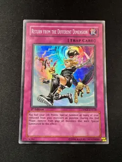 Yu-Gi-Oh! Return From the Different Dimension (VLP) 1st Edition DPKB-EN038 Super - Image 1