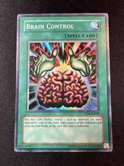 Yu-Gi-Oh! Brain Control (NM) TLM-EN038 The Lost Millennium Super Rare Unlimited - Image 1
