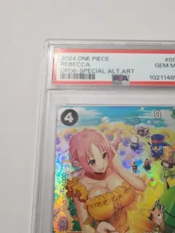 One Piece Rebecca SP OP05-091 Wings of the Captain PSA 10 - Image 2