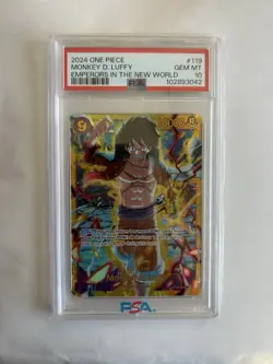 2024 One Piece Op09-Emperors In The New World Monkey D. Luffy 10 PSA - Image 1