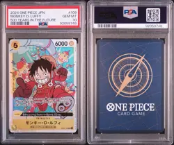 2024 ONE PIECE JAPANESE 500 YEARS IN THE FUTURE MONKEY D. LUFFY #109 PSA 10 🔥 - Image 3