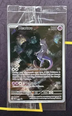 Pokemon TCG Mewtwo 052 Scarlet & Violet Promo Holo Card Sealed - Image 1