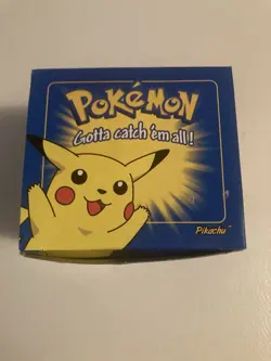 Pokemon Burger King 23k Gold Plated Trading Card PIKACHU In Blue Box - Image 1