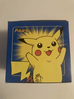 Pokemon Burger King 23k Gold Plated Trading Card PIKACHU In Blue Box - Image 5