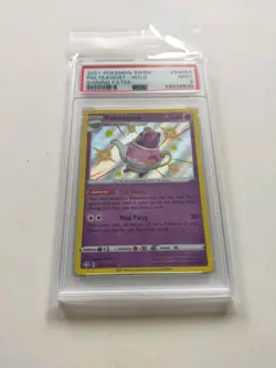 PSA 9 Polteageist SV053 Pokemon Card Shining Fates Baby Shiny Holo Graded Slab - Image 3