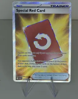 Pokemon TCG Special Red Card 113/108 Holo Uncommon SV 151 Trainer English 2024 - Image 1