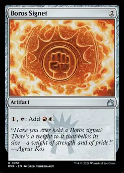 Boros Signet Foil Ravnica Remastered 251 NM MTG - Image 1
