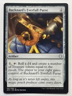 Bucknard's Everfull Purse Adventures in the Forgotten Realms MTG Regular NM - Image 1