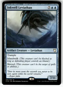 Inkwell Leviathan 91 Rare Commander 2018 Magic: The Gathering Near Mint - Image 1