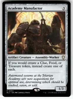 Academy Manufactor 264 Rare Commander: Bloomburrow Magic: The Gathering NM - Image 1