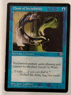 Cloak of Invisibility - Mirage - Magic the Gathering MTG - Image 1
