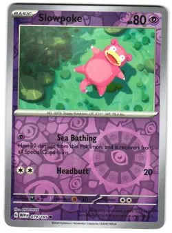 Slowpoke 079/165 Reverse Holo SV: Scarlet & Violet 151 Pokemon TCG - Image 1