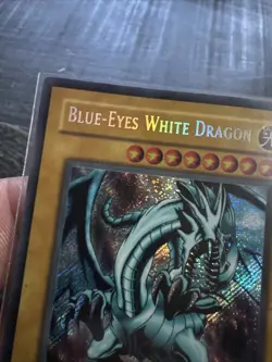 YUGIOH BLUE EYES WHITE DRAGON SECRET RARE LIMITED EDITION BPT-003 VLP/NM - Image 5