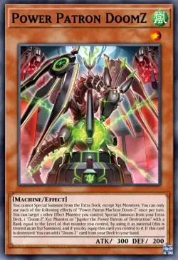 Yugioh Power Patron DoomZ DOOD-EN011 1st Edition Super Rare NM Presale - Image 1