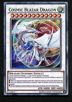 Cosmic Blazar Dragon - LED6-EN029 - Common - Yugioh - Image 1